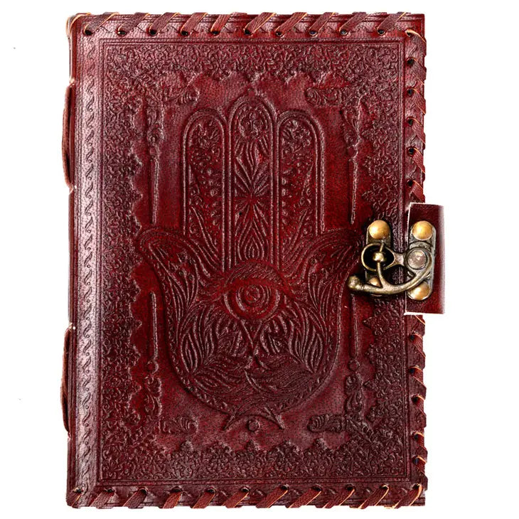 Hamsa Leather Journal